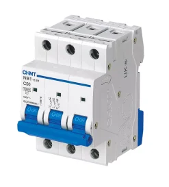 Chint NB1 50A TP Type C 3-Phase MCB