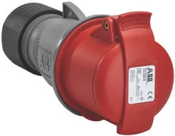 ABB 32A 3P+E Straight Connector 415V