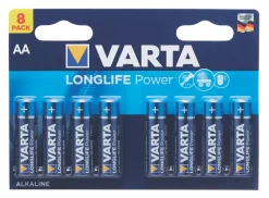 Varta Longlife Power AA High Energy Batteries 8 Pack