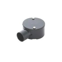 Tower 1 Way 25mm Terminal Box Black