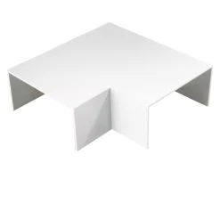 Tower Flat Trunking Angle 100 X 50mm 2 Pack