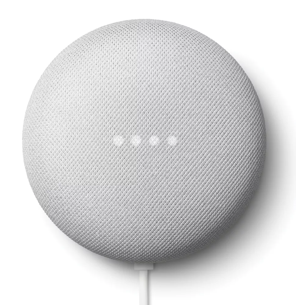 Google Nest Mini Voice Assistant Chalk - Image 3