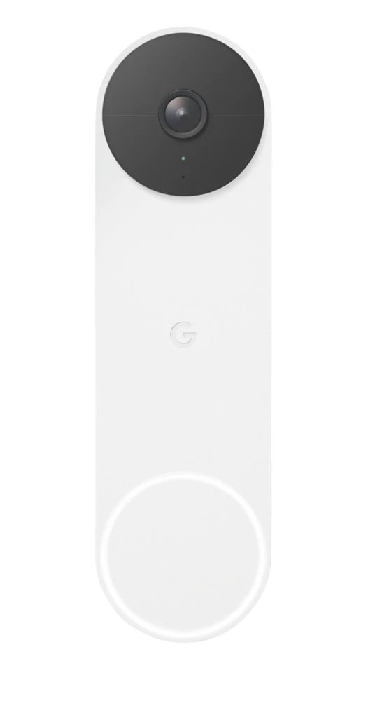 Google Nest Doorbell (battery) Wireless Smart Video Doorbell White - Image 3
