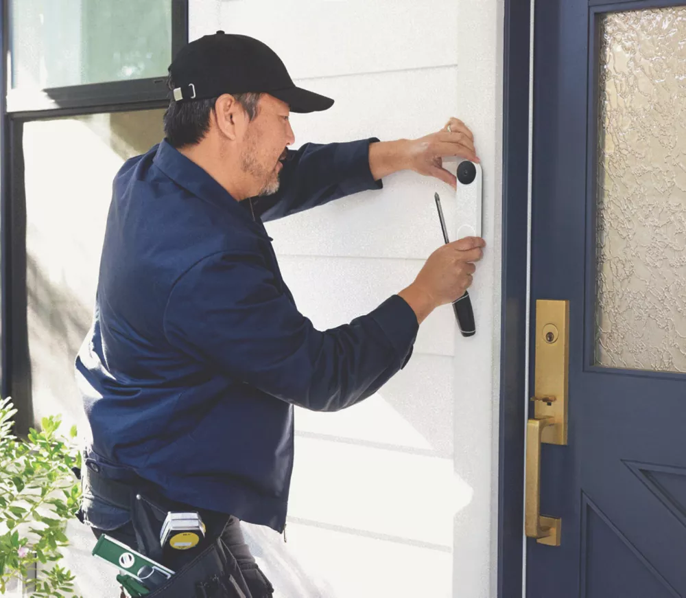 Google Nest Doorbell (battery) Wireless Smart Video Doorbell White - Image 5