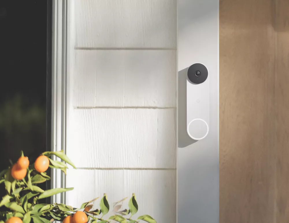 Google Nest Doorbell (battery) Wireless Smart Video Doorbell White - Image 6