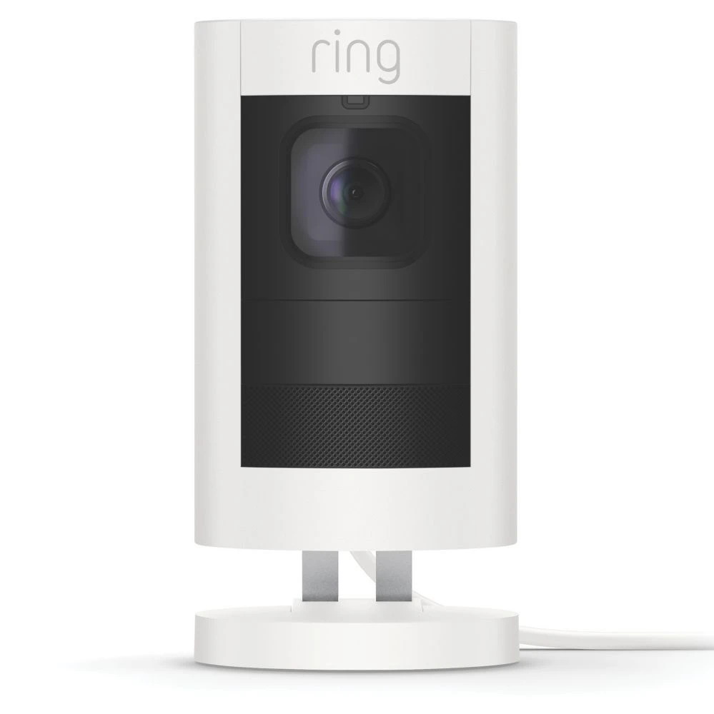 Ring By Amazon Ring 8SS1E8-WEU0 Mains Or Battery-Powered White Wired 1080p Indoor & Outdoor Cylinder Wired Camera - Image 2