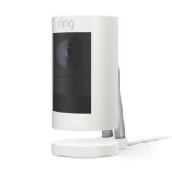 Ring By Amazon Ring 8SS1E8-WEU0 Mains Or Battery-Powered White Wired 1080p Indoor & Outdoor Cylinder Wired Camera