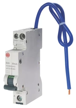 Wylex NXS 20A 30mA SP & N Type B AFDD & RCBO