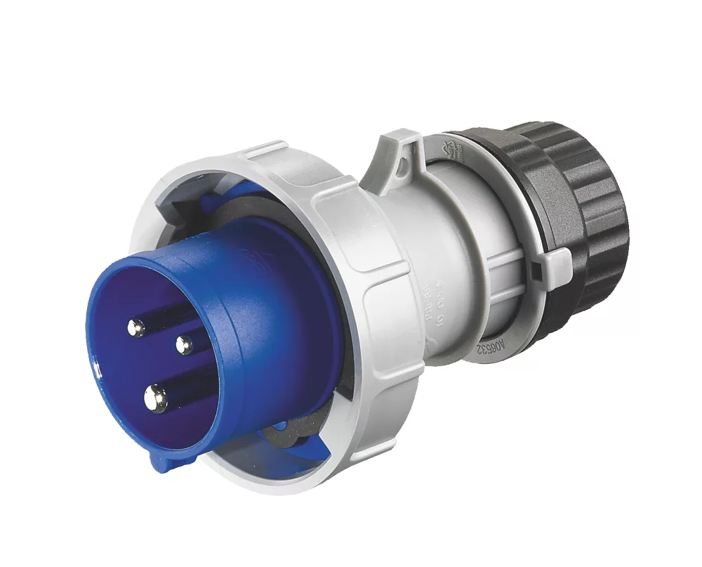 MK 16A 2P+E Site Service Plug 200-250V