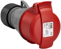 ABB 16A 4P+E Straight Connector 415V