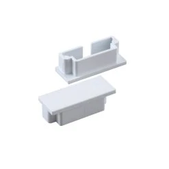 Tower Mini Trunking End Caps 38 X 16mm 2 Pack