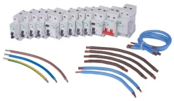 Schneider Electric Easy9 Compact 100A SP Type B Dual RCD Consumer Unit Device Kit With SPD