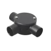 Tower 3 Way 25mm Tee Box Black