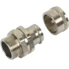 Adaptaflex Type B Straight Swivel External Thread Conduit Fitting M25 X 25mm 10 Pack