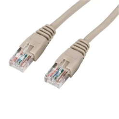 Essentials Beige Unshielded RJ45 Cat 5e Ethernet Cable 3m 10 Pack