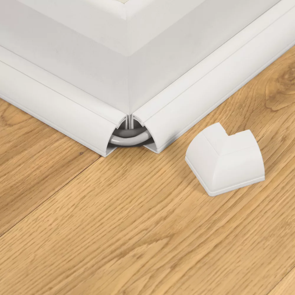 D Line D-Line 1/4-Round External Clip-Over Bend 22 X 22mm 2 Pack - Image 2