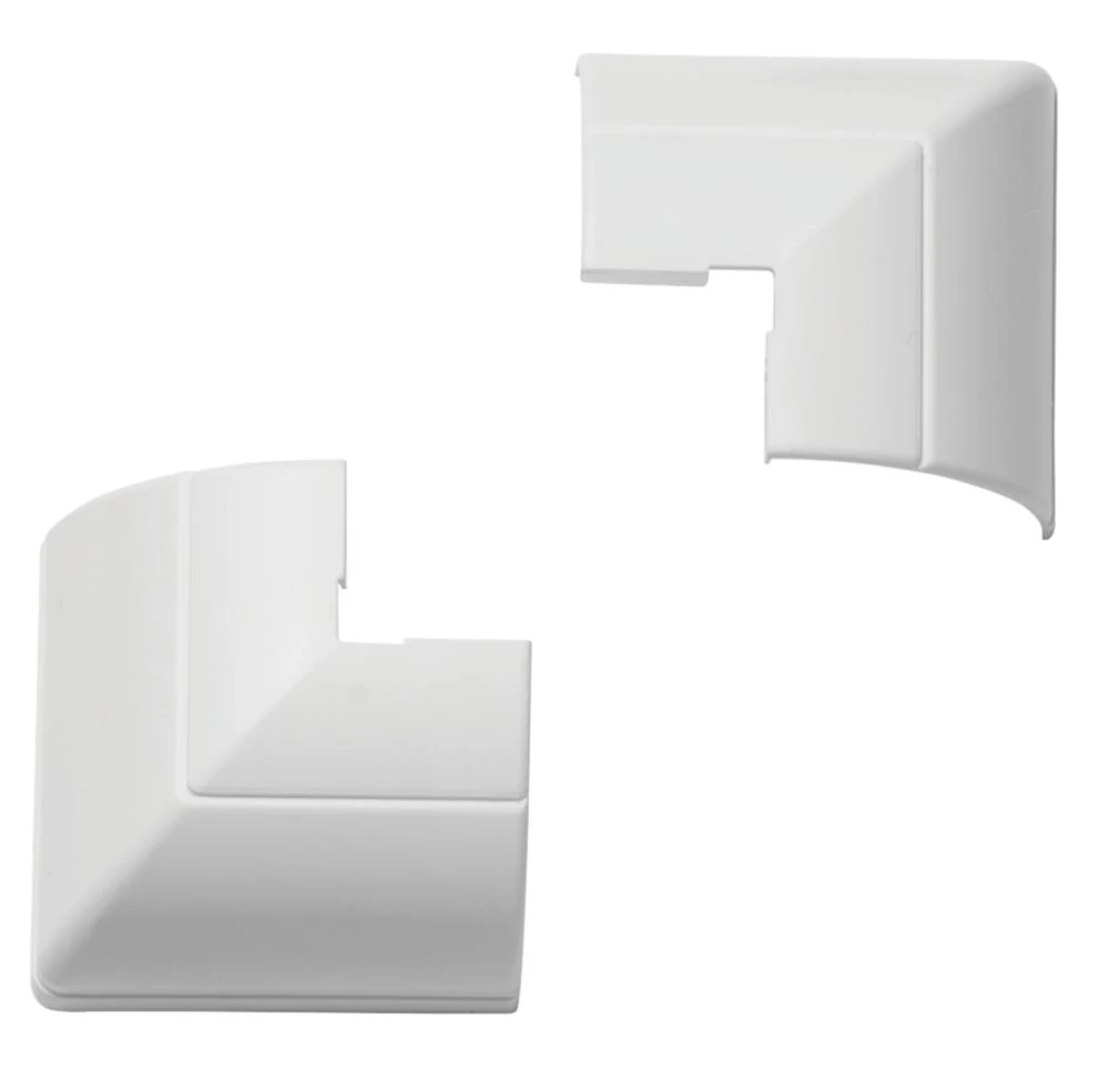 D Line D-Line 1/4-Round External Clip-Over Bend 22 X 22mm 2 Pack