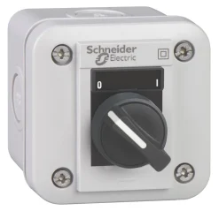 Schneider Electric XALE1345 Double Pole Push-Button Complete Control Station With Selector Switch NO/NC