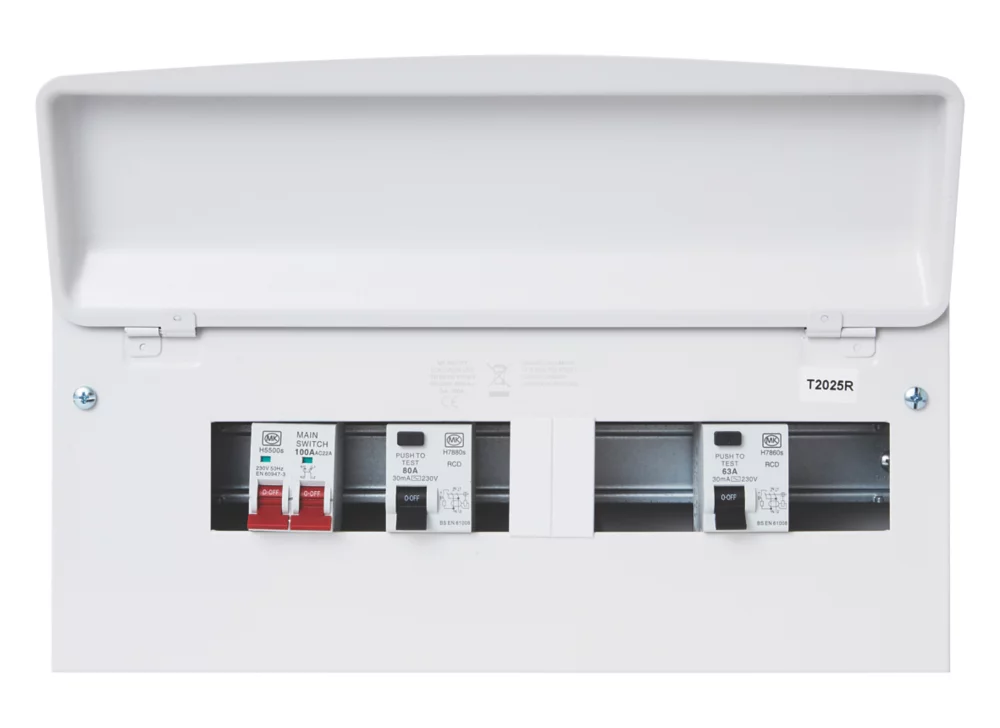 MK Sentry 16-Module 10-Way Part-Populated Dual RCD Consumer Unit - Image 2