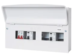 MK Sentry 16-Module 10-Way Part-Populated Dual RCD Consumer Unit