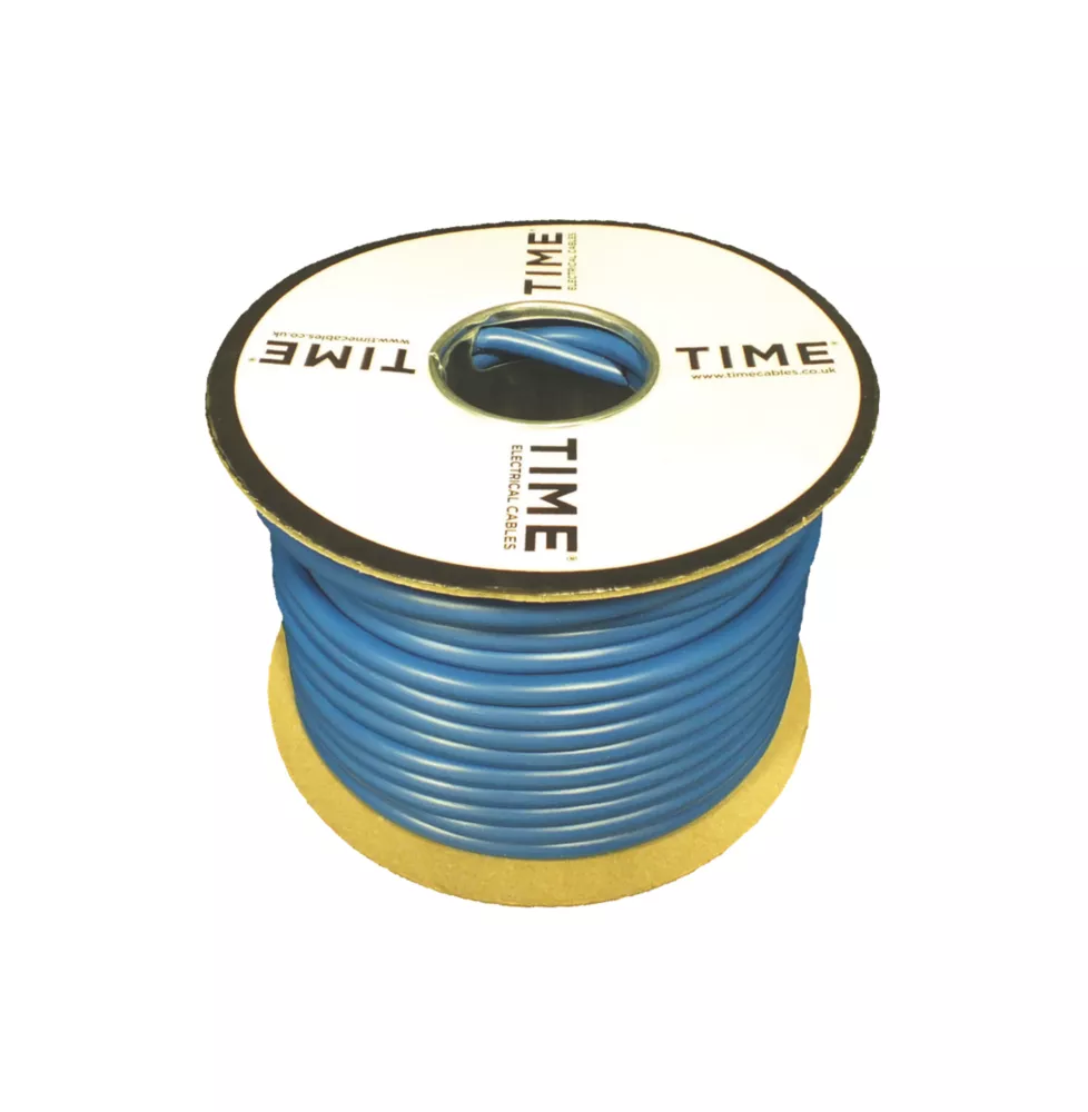 Time 3183YAG Blue 3-Core 2.5mm² Flexible Cable 50m Drum - Image 2