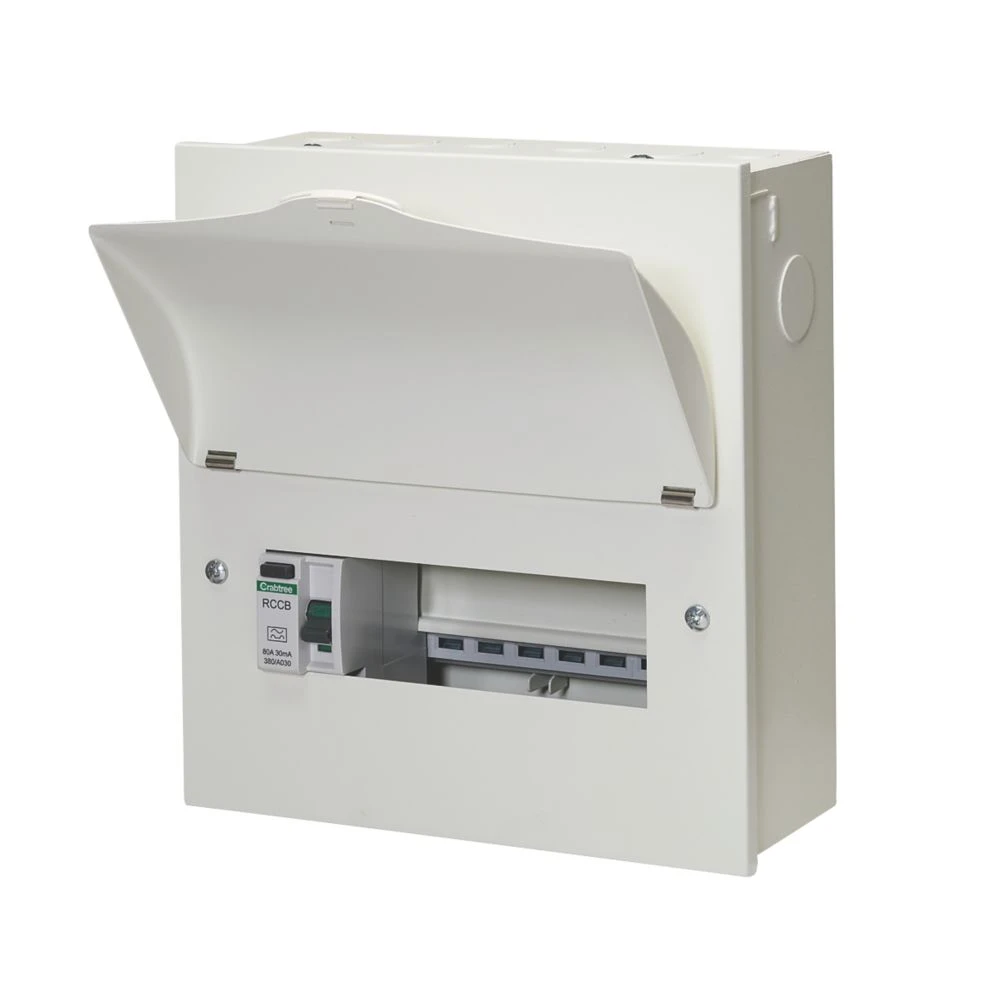 Crabtree Starbreaker 9-Module 7-Way Part-Populated RCD Incomer Consumer Unit 1 Crabtree Starbreaker 9-Module 7-Way Part-Populated RCD Incomer Consumer Unit