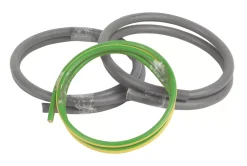 Prysmian 6181Y & 6491X Grey & Green/Yellow 1-Core 25mm² Meter Tails Cable 1m Coil