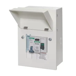 Crabtree Starbreaker 4-Module 2-Way Populated Shower Consumer Unit