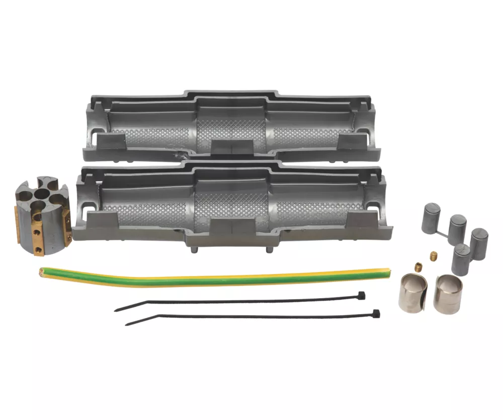 Raytech 2-Entry 5-Pole IPX8 Gel-Filled Joint For FLEX & SWA Cables Grey - Image 2