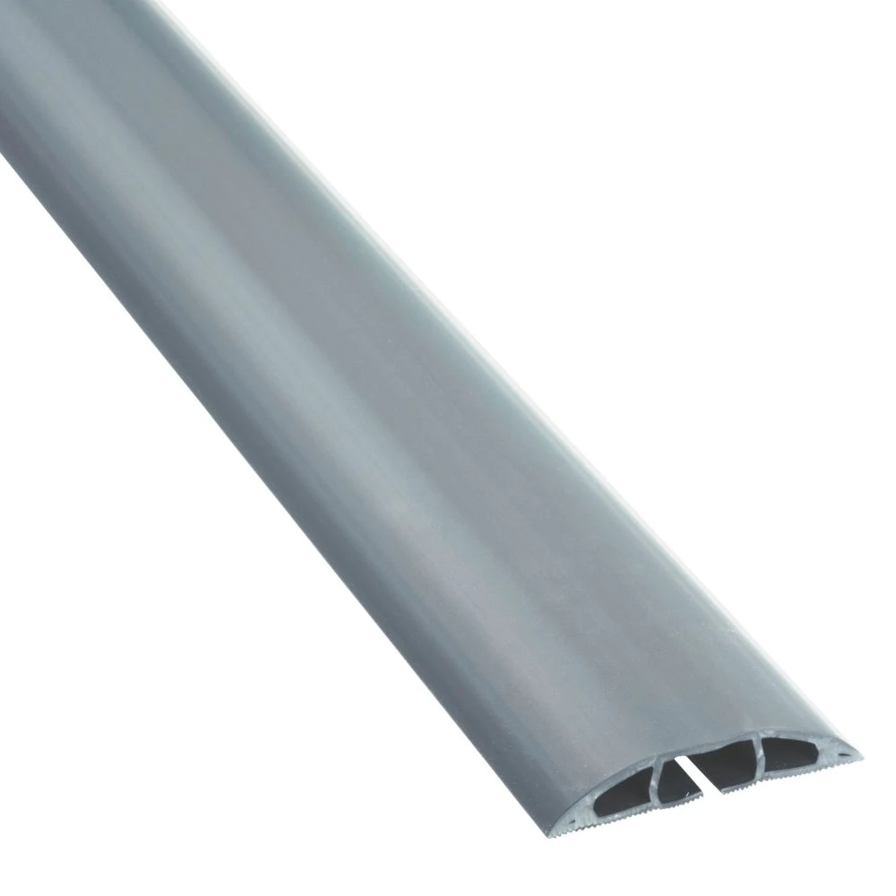 D Line D-Line Light Duty Floor Cable Cover 1.8m Grey 1 D Line D-Line Light Duty Floor Cable Cover 1.8m Grey