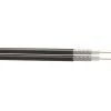 Time RG6 Black 2-Core Shotgun Coaxial Cable 25m Drum