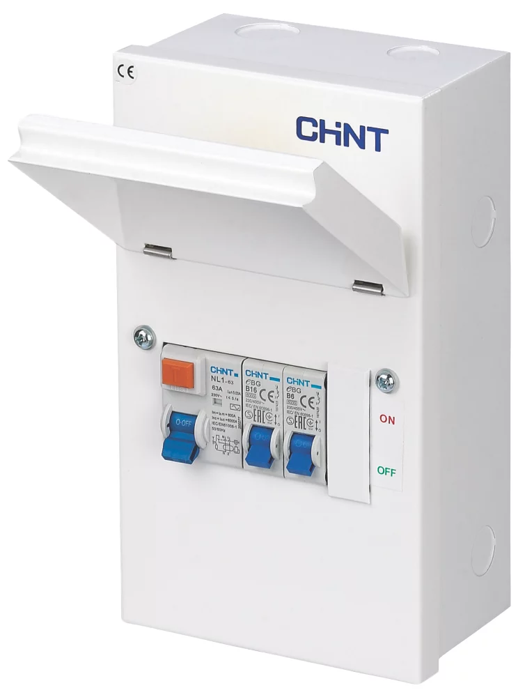 Chint NX3 5-Module 2-Way Populated Garage Consumer Unit