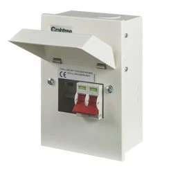 Crabtree Starbreaker 4-Module 2-Way Part-Populated Main Switch Consumer Unit